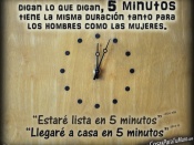 5 minutos, sólo 5 minutos