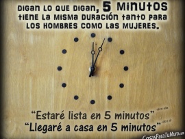 5 minutos, sólo 5 minutos (pulsa para ver)