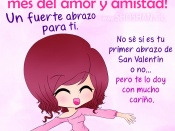 Abrazo febrero San Valentín