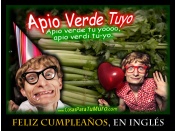 Feliz cumpleaños en inglés