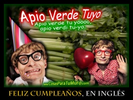 Feliz cumpleaños en inglés (pulsa para ver)