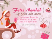 Feliz Navidad y año nuevo