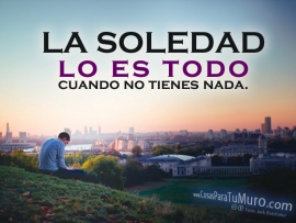La soledad (pulsa para ver)