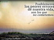 Los peores errores...