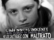 No al maltrato infantil