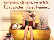 No te compares con nadie