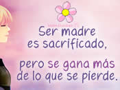 Ser madre es sacrificado...