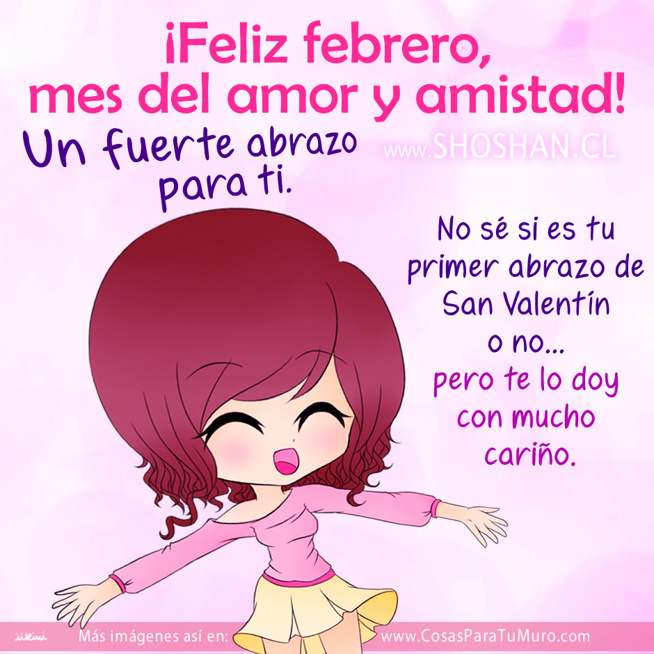 Abrazo febrero San Valentín