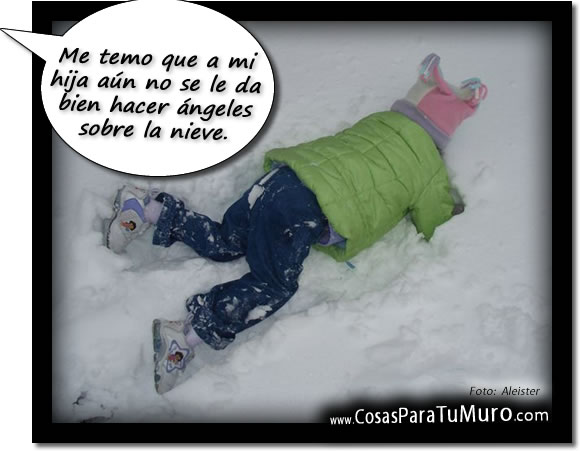 Ángeles sobre la nieve