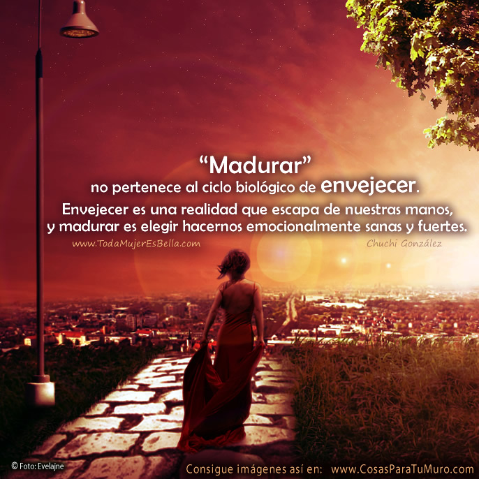 Envejecer no es madurar