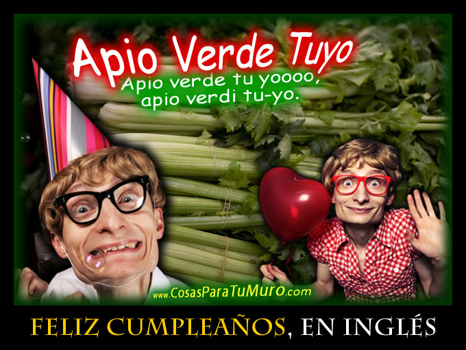 Feliz cumpleaños en inglés