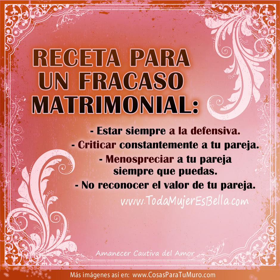 Fracaso matrimonial