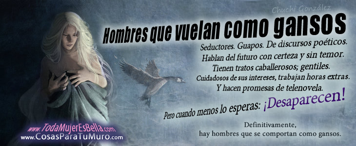 Hombres como gansos