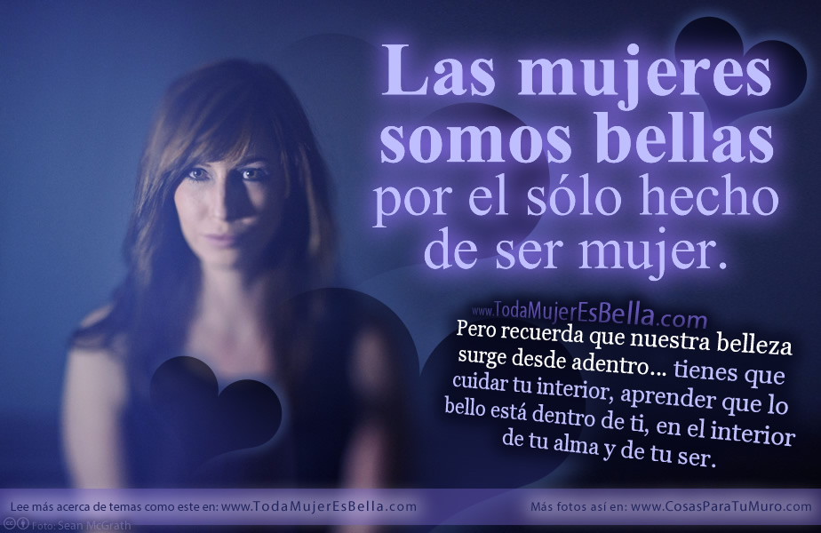 Las mujeres somos bellas