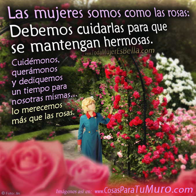 Mujeres como rosas