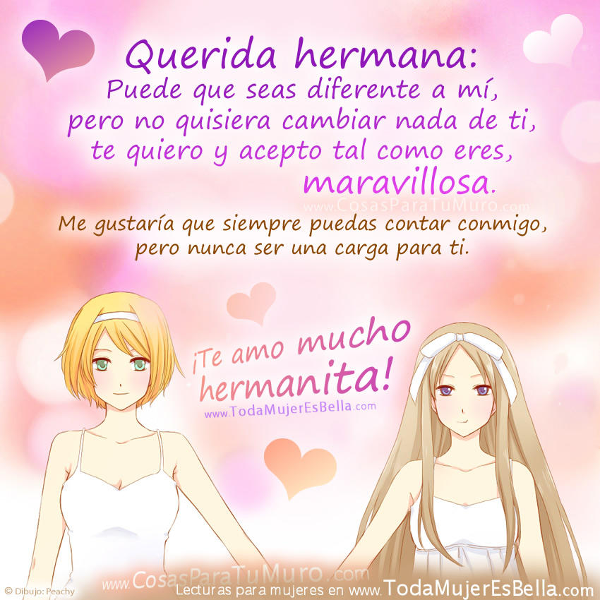 Querida hermana