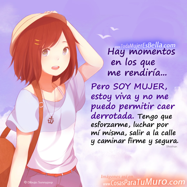 Soy mujer, no me rindo