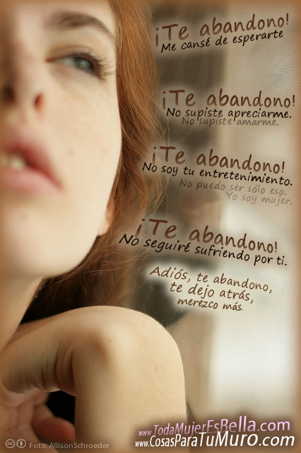 Te abandono