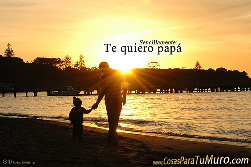 Te quiero papá