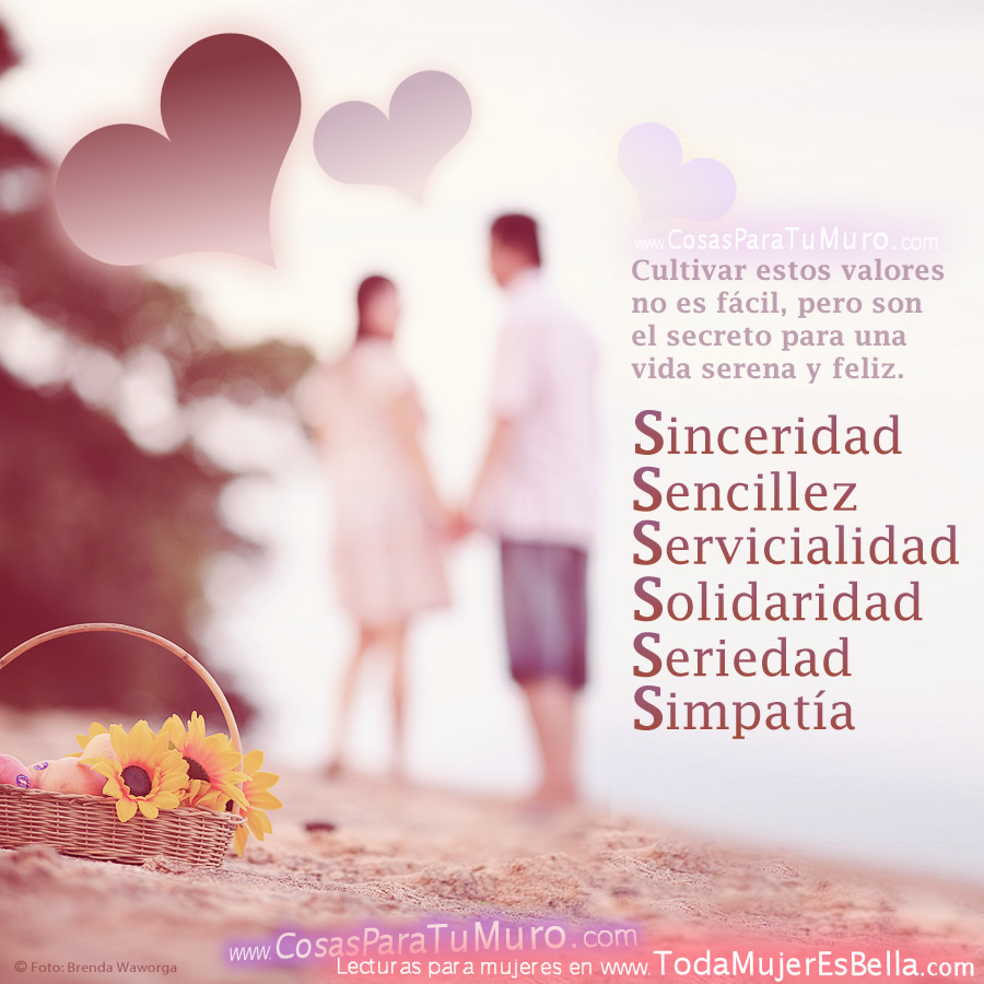 Valores del amor