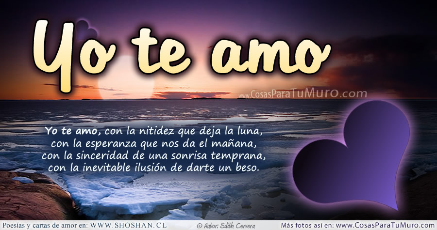 Yo te amo