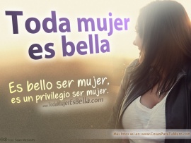 Es bello ser mujer (pulsa para ver)