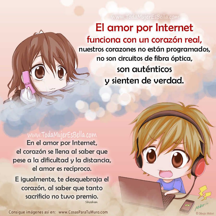 El amor por Internet es real