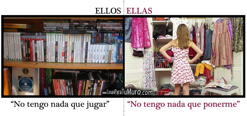 Ellos vs ellas