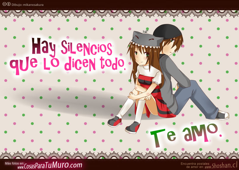 En silencio te amo