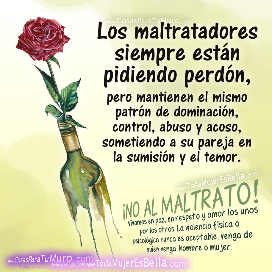 No al maltrato, NO